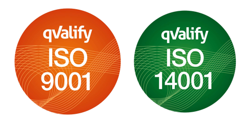 Nu är det klart – vi är ISO-certifierade för vårt systematiska arbete med miljö och kvalitet